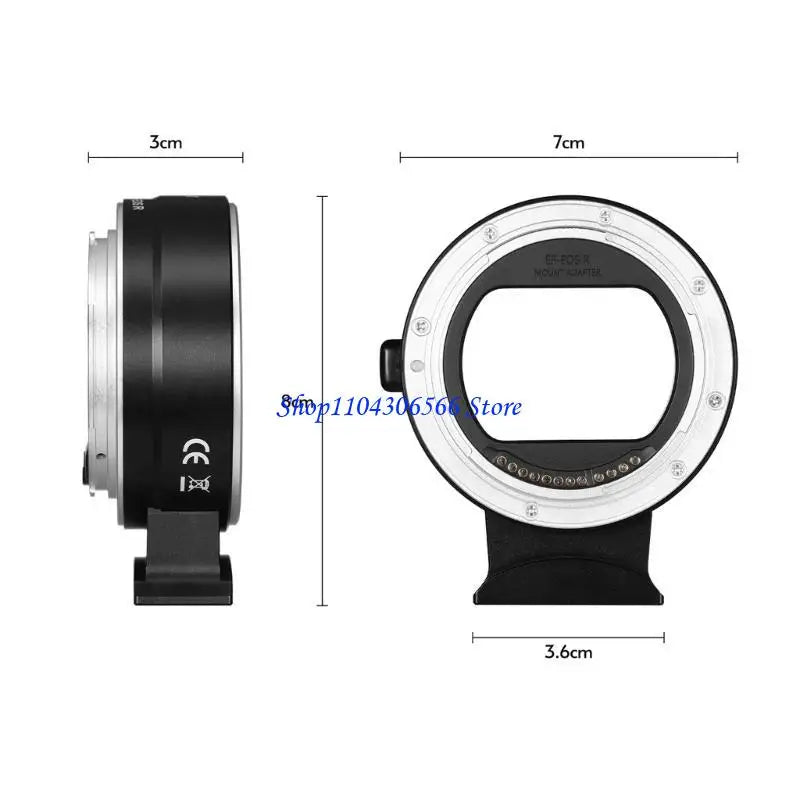 02DD EF-EOS R Mount Adapter Ring for EF/EF-S to R RF Mount Lens Adapter Ring